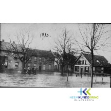 Lobith Markt Hoogwater 1920 (9)